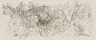 Susanna Baumgartner, Eventi a venire, tecnica mista su carta stampata, 164,5 x 68,5 cm., 2012Photo © Alessandro Zambianchi